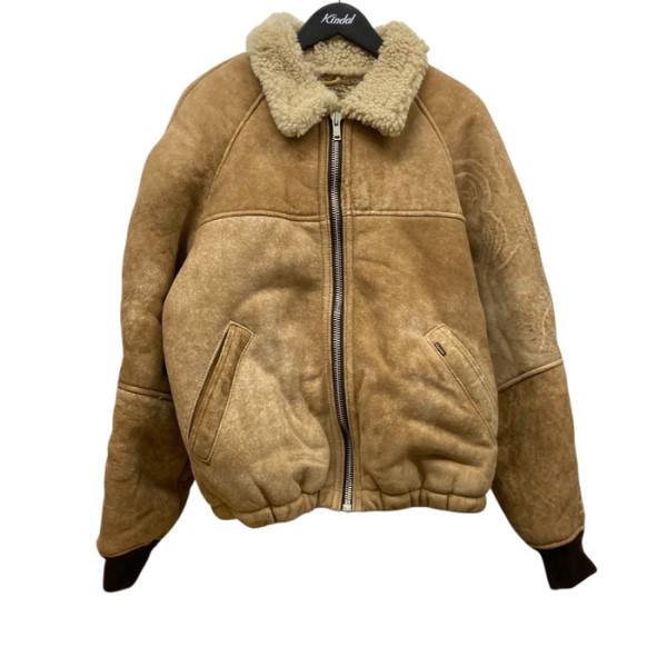 Schott × Supreme ムートンジャケット Supreme シュプリーム×ショット Supreme×Schott 23AW Shearling Bomber