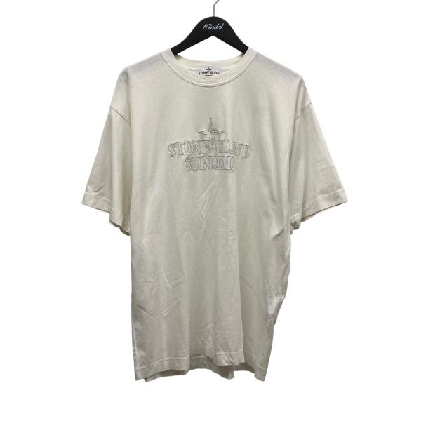 シュプリーム ストーンアイランド 刺繍ロゴ Tシャツ 20FW 正規品 STONE ISLAND（ストーン アイランド） ストーンアイランド