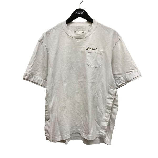 sacai サカイ 22SS 袖切替Tシャツ 22-02794M ホワイト サイズ：1