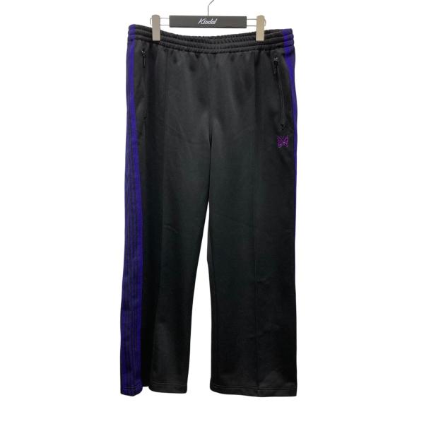 Needles ニードルズ トラックパンツ J0346 ブラック×パープル