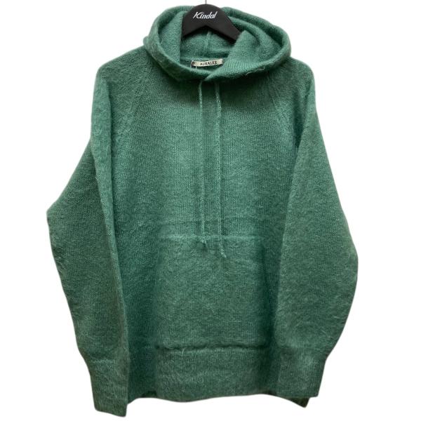 AURALEE（オーラリー） AURALEE 23AW フーデッドモヘアニットパーカー