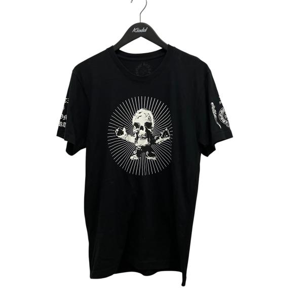 CHROME HEARTS スカルプリント Tシャツ ブラック M CHROME HEARTS（クロムハーツ） フォティスカルプリントTシャツ