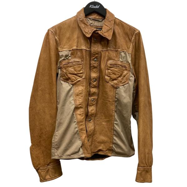 ドルチェアンドガッパーナ リバーシブルブラウンレザー ジャケット DOLCE&GABBANA（ドルチェ & ガッバーナ） ドルチェアンドガッバーナ