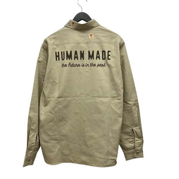 【美品】ヒューマンメイド マルチストライプ ワッペンロゴ ラガーシャツ L相当 HUMAN MADE（ヒューマンメード） ヒューマンメイド HUMAN MADE