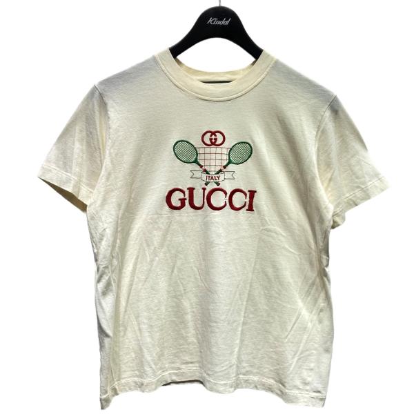 GUCCI グッチ T-SHIRT／Tシャツ 580762-XJBHP アイボリー サイズ