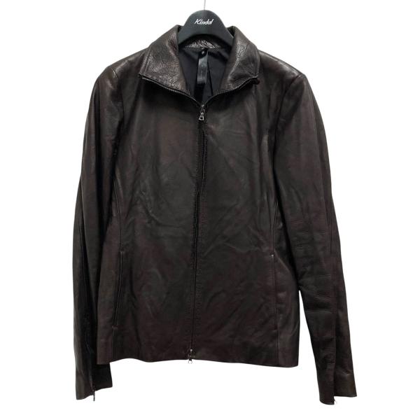 wjk 【値下げ】wjk stitched zip jacket italian baby calf