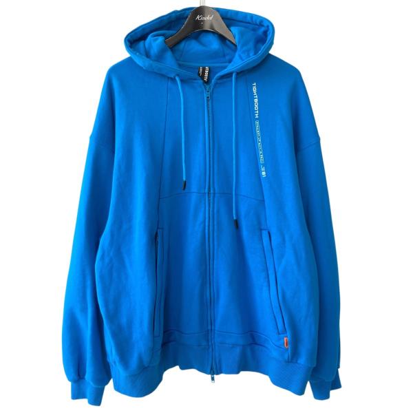 TIGHTBOOTH パーカー TIGHTBOOTH - LOGO ZIP HOODED SWEAT SHIRT - SHRED