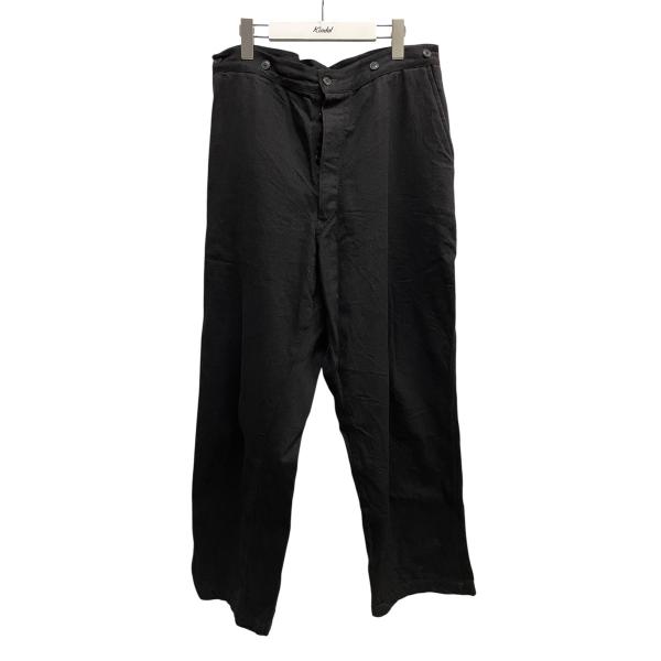 COMOLI 25SS デニムオーバーパンツ C03-03002 黒 COMOLI) デニム オーバーパンツ (B01-03002) | COMOLI / パンツ