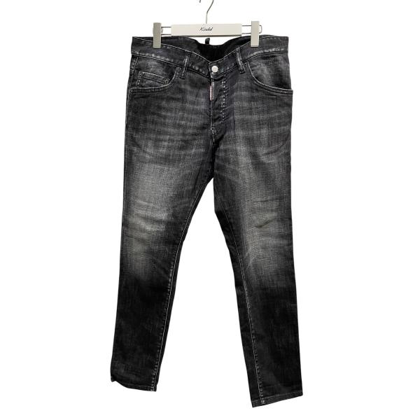 DSQUARED2 ブラックデニム　ディースク DSQUARED2 ディースクエアード 24AW S71LB1440 ブラックデニム