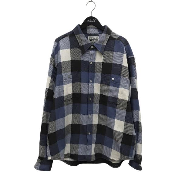 ワコマリア　シャツ　ネルシャツ WACKO MARIA ワコマリア FLANNEL REGULAR COLLAR SHIRT