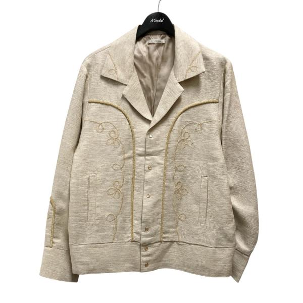 【値下げ】COUTURE D’ADAM Shantung Ranchwear リネン混ジャケット 25SS 041 アイボリー サイズ：40 (和歌山