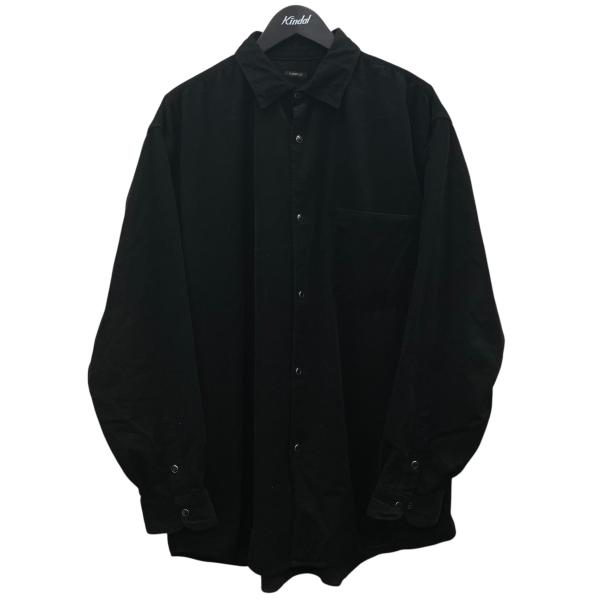 COMOLI 25AW コーデュロイコモリシャツ Black サイズ:1 COMOLI（コモリ） COMOLI 25AW コーデュロイ コモリシャツ C03-02008