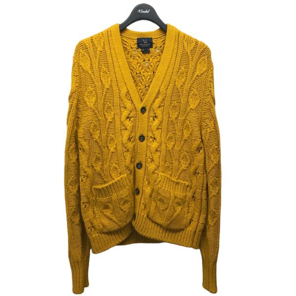 新品 AIME LEON DORE フルジップ ニット カーディガン ストライプ 新品 AIME LEON DORE フルジップ ニット カーディガン ストライプ