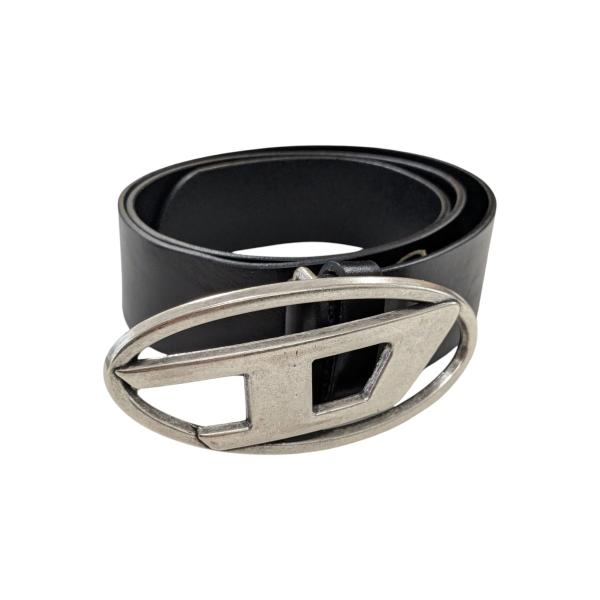 DIESEL 本革ベルト メタルバックル 85/34 DIESEL（ディーゼル） ベルト