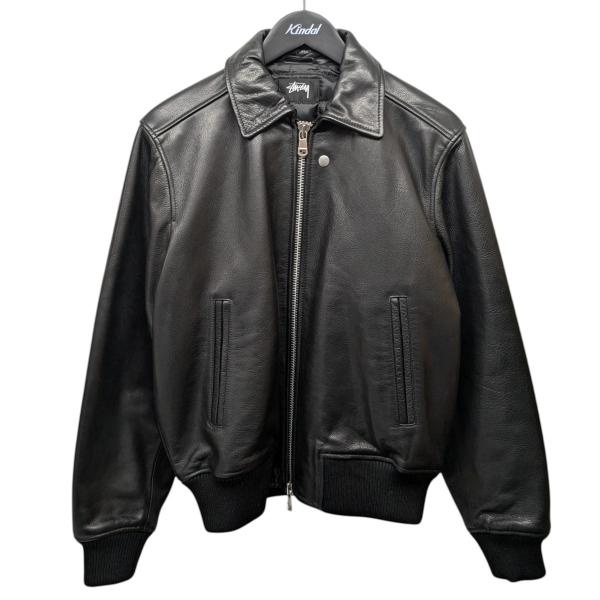 STUSSY（ステューシー） 【値下げ】stussy 「LEATHER FLIGHT JACKET