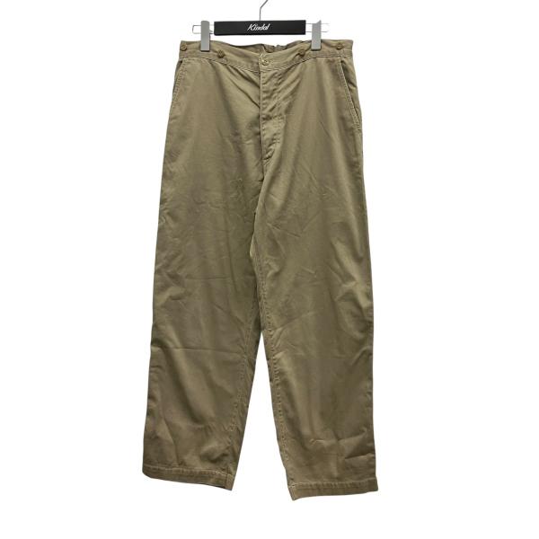 COMOLI（コモリ） COMOLI 23SS コットンチノ オーバーパンツ X01-03029