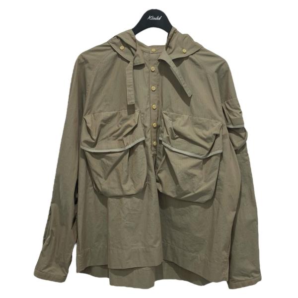 値下げ】JIAN YE 23SS STEPPED SHIRT -CHECK- ベージュ サイズ