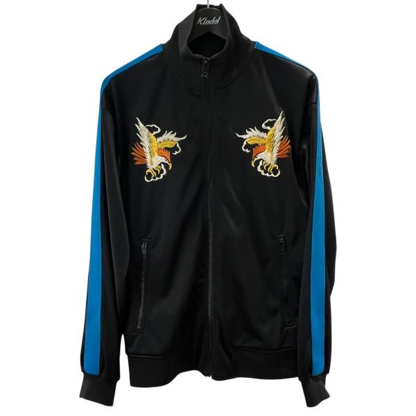 DIESEL ブラック トラックジャケット DIESEL（ディーゼル） 刺繍デザイン トラックジャケット ブラック