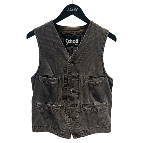 Schott N.Y.C（ショット） Schott ワークベスト 3172016 ブラウン