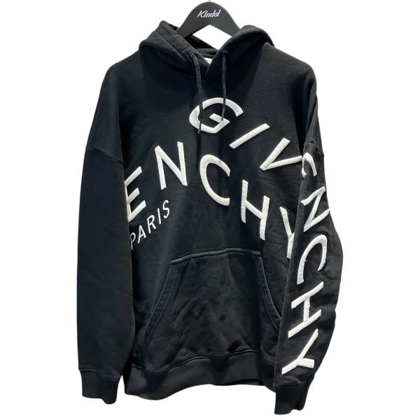 GIVENCHY（ジバンシィ） GIVENCHY 21SS ロゴ刺繍 プルオーバーパーカー
