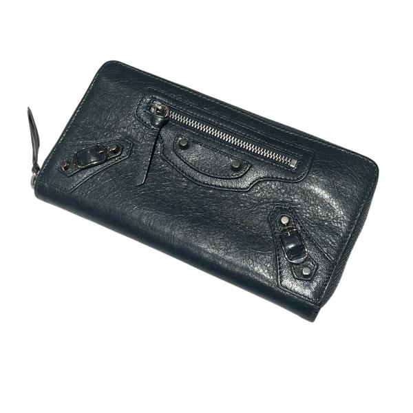 【オマケ付き】BALENCIAGA バレンシアガ コンチネンタル長財布 グレー kindal_8084000250988