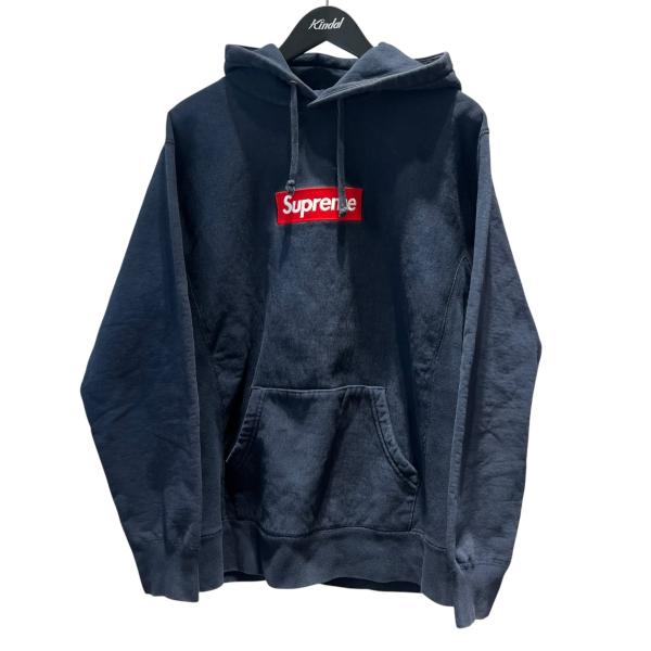 Supreme（シュプリーム） Supreme Box Logo パーカー ネイビー サイズ