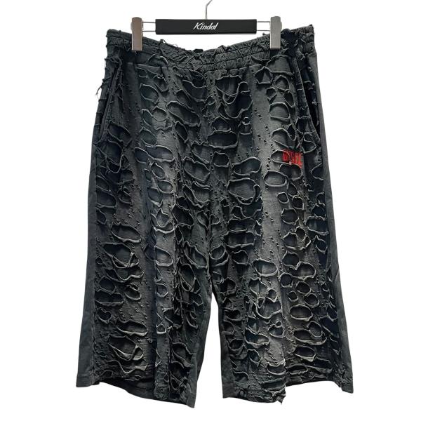 DIESEL（ディーゼル） ウォッシュ加工スウェットハーフパンツ A16177