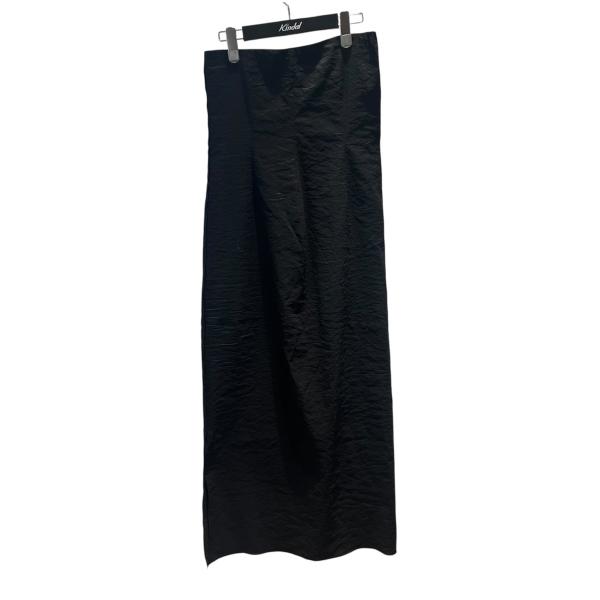 ヨー ビオトープ yo BIOTOP Sheer tight long bere dress 無地 ドレス