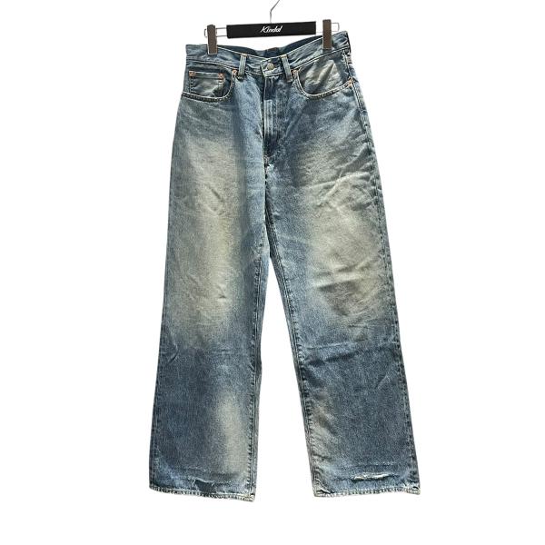 【新品・タグ付き】デニミストTERI WIDE LEG JEAN 24号 デニミスト Denimist TERI WIDE LEG JEAN (29．5) デニムパンツ ブルー