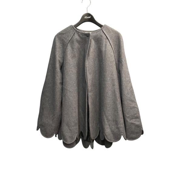 Sygne. 【値下げ】cygne Sophie スカラップウールコート グレー