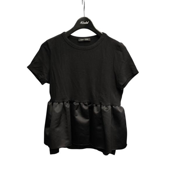 YOKO CHAN ヨーコチャン ペプラムTシャツ YCT-217-013 ブラック YOKO CHAN ヨーコチャン ペプラムTシャツ YCT-217-013 ブラック