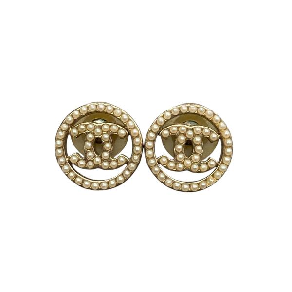 CHANEL 【値下げ】CHANEL ココマーク パール ピアス (栄サウス