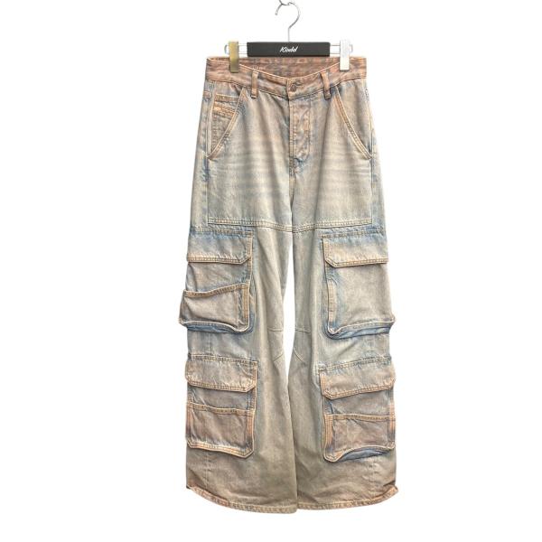 DIESEL ディーゼル D-SIRE-CARGO-D デニムパンツ 0KIAI DIESEL ディーゼル D-SIRE-CARGO-D デニムパンツ 0KIAI