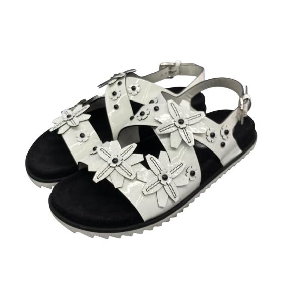 値下げ】TOD'S サンダル ホワイト サイズ：37 (EC) : カインドオル