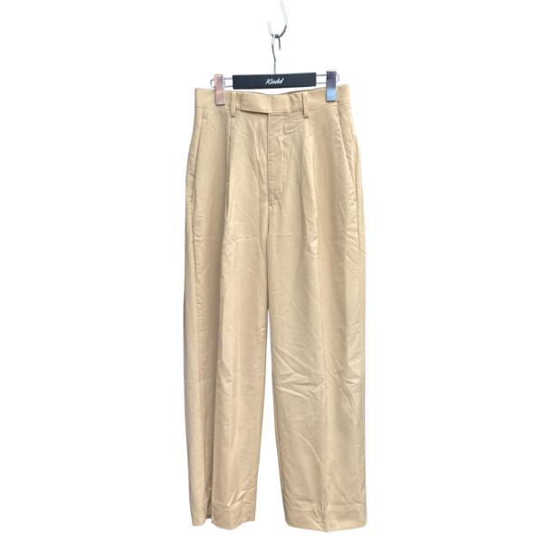 オーラリー　AURALEE 25SS ベージュ　スラックス　サイズ3 kindal_8086000264859