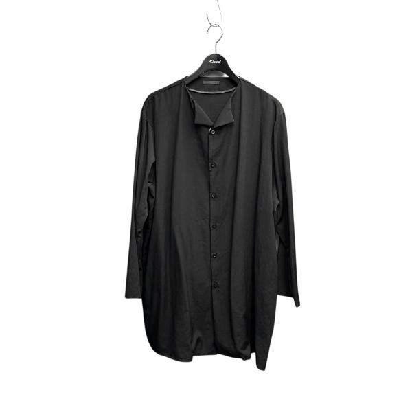 ビシュール BISHOOL ノーカラーシャツ ブラック サイズ：F