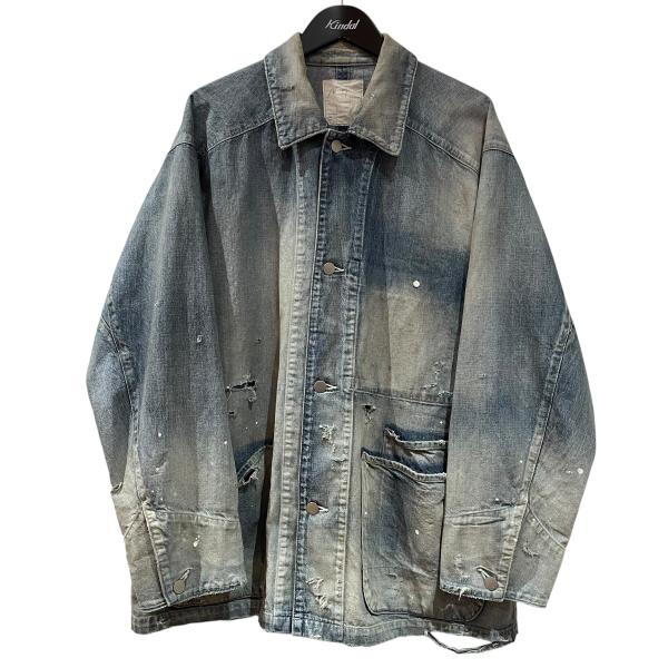 アンセルム ANCELLM DENIM COVERALL デニムジャケット ANC-JK44-A