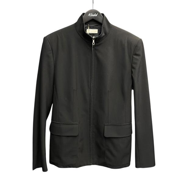 極美品 50 ドリスヴァンノッテン カシミヤ テーラードジャケット ブラック DRIES VAN NOTEN（ドリス ヴァン ノッテン） テーラードジャケット