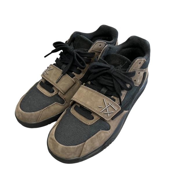 ナイキ NIKE×TRAVIS SCOTT JUMPMAN JACK TR スニーカー FZ8117 204 ブラウン×ブラック サイズ：28.0