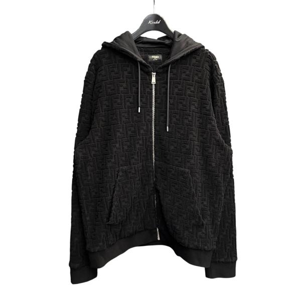 FENDI（フェンディ） 【値下げ】FENDI パイル地 ズッカ柄 ジップアップ