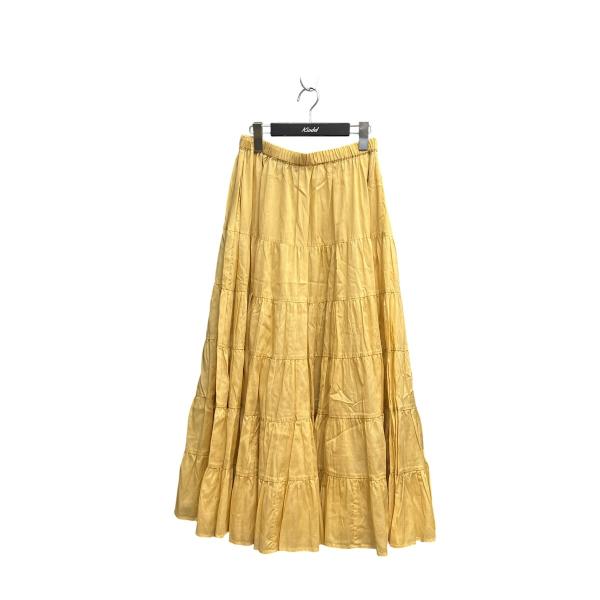 クチュールドアダム COUTURE D’ADAM 26SS SushiVoile Tiered Skirt ロングスカート 26SS-239 ベージュ