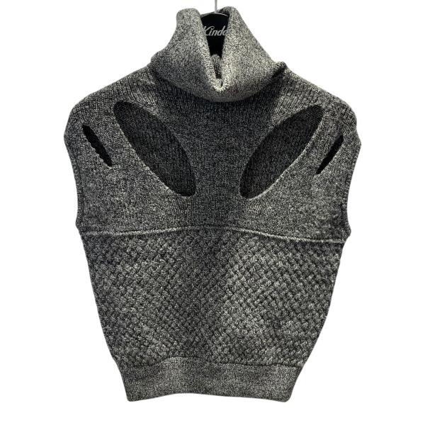 MIOSMOKEY（ミオズモーキー） ニットベスト 212KN003 グレー サイズ