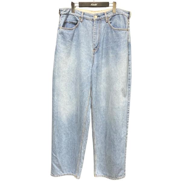 値下げ】cornier シルク混デニムパンツ インディゴ サイズ：XL (なんば