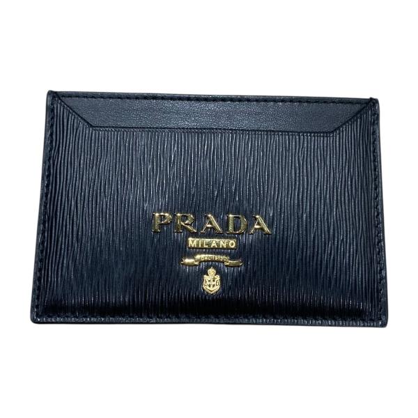 PRADA（プラダ） サフィアーノレザーカードホルダー 1MC208 ブラック