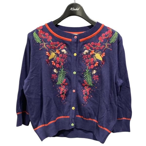 パラバ PALAVA 刺繍クラシックカーディガン マルチカラー サイズ：M