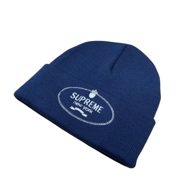 Supreme（シュプリーム） Supreme crest beanie ネイビー サイズ