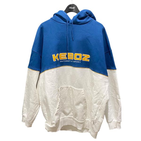 ケボズ KEBOZ KAC 2TONE SWEAT HOODIE ホワイト サイズ：XXL