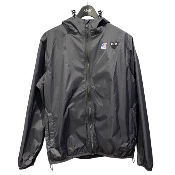 コムデギャルソンブラック　ジャケット PLAY COMME des GARCONS プレイコムデギャルソン GARCONS×K-way