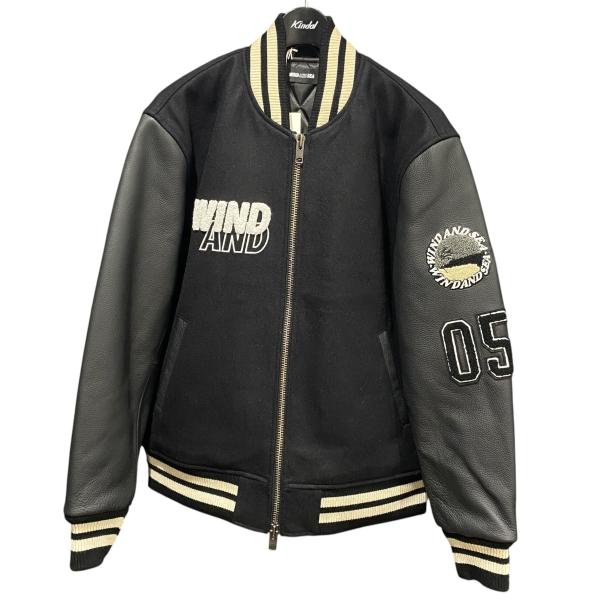 WIND AND SEA Horie 5周年数量限定スタジャン 未使用 WIND AND SEA（ウィンダンシー） 堀江店5周年記念スタジャン ブラック