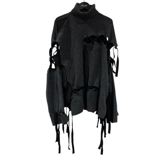 LIMI feu 【値下げ】LIMI リボンニット LE K20 161 グレー